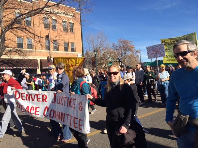 DJPC Members March at the 2015 Marade