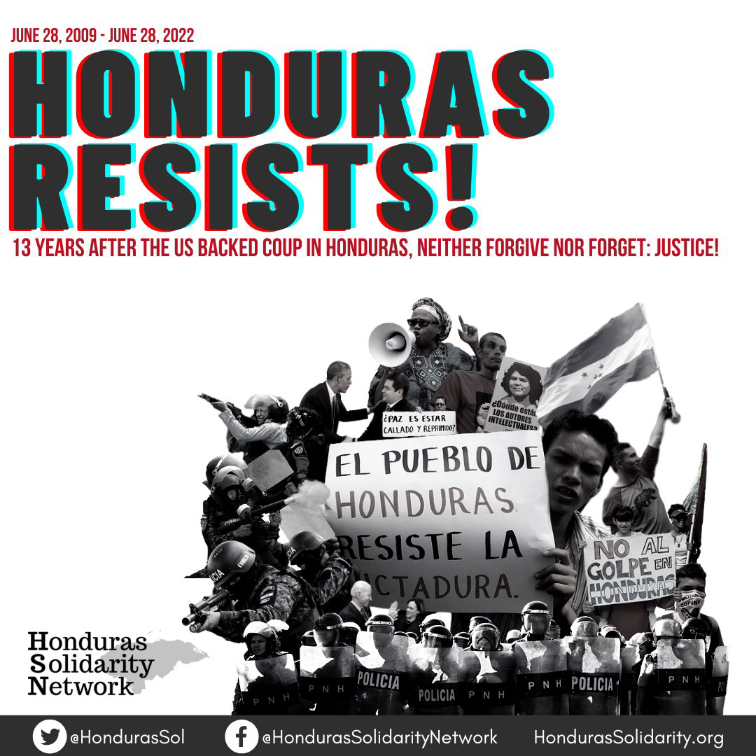 (English) Solidarity with Honduras 13 years later