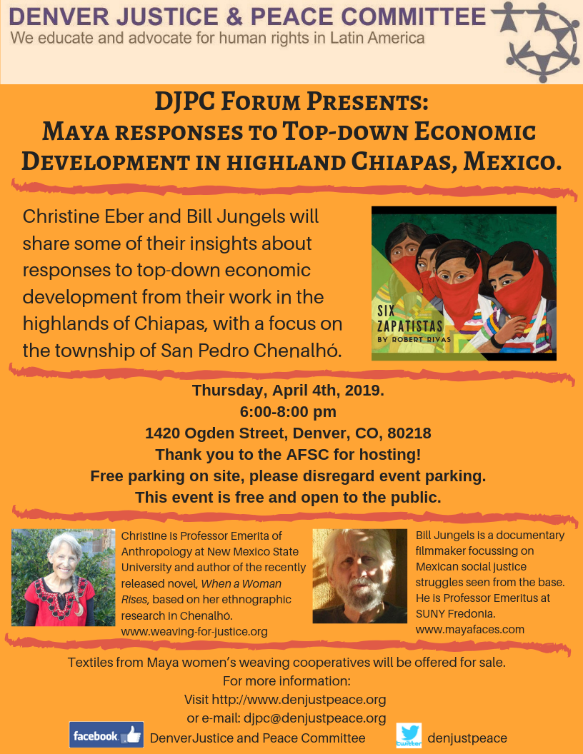 Maya Responses to Top-Down Economic Developmento Chiapas, Mexico.