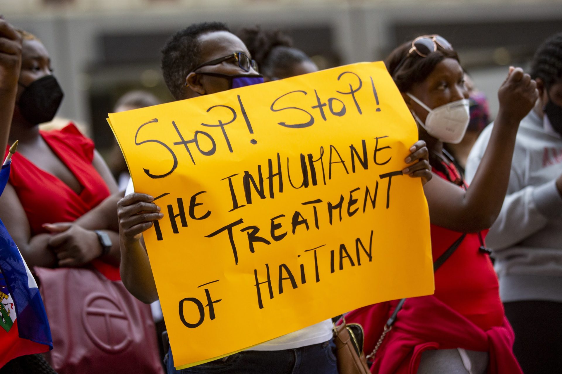 (English) We call on the U.S. government to immediately halt expulsions of Haitians.